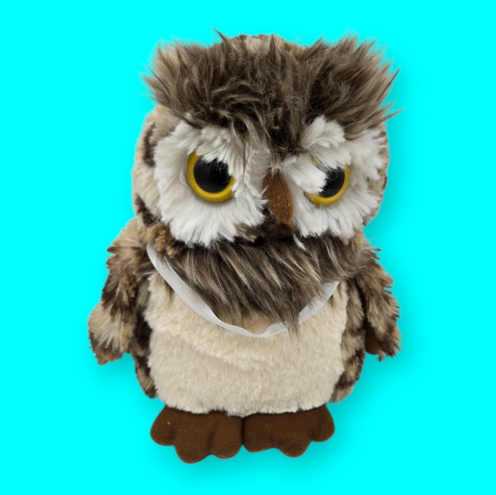 Vintage Frankford Owl Plush Toy Frankford Candy Co. Brown & Cream Fur